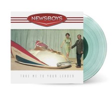 Newsboys Take Me To Your Leader First Pressing Cole Bottle Green Vinyl Lp Record picture