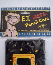 E.T. The Extra-Terrestrial Pencil Case SEALED Universal Studios 1982 Vintage picture