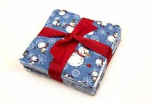 96 Pc Snowman & Snowflake pre-cut charm pack 5