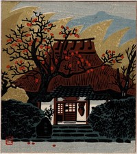 Japanese Ukiyoe, Shin-Hanga, Woodblock print, Tokuriki Tomikichiro picture