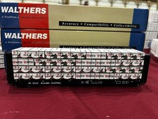 HO Scale Bulkhead Combo With Wood Load AC2420/Hampton Lumber NOS Walthers Gold picture