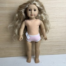 2014 American Girl Doll TENNEY GRANT 18” Doll Long Blonde Hair & Freckles READ picture