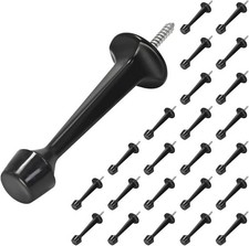 HOMOTEK 24Pack Heavy Duty Solid Rigid Door Stop with Soft Rubber Tip, Zinc Di... picture