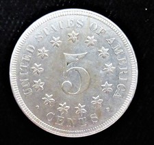 1868 5C Sheild Nickel. High Grade picture