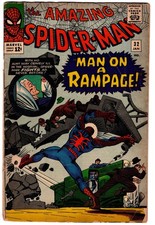 Amazing Spider-Man 32 1966 Marvel Comics VG - 1st Curt Connors Doctor Octopus picture