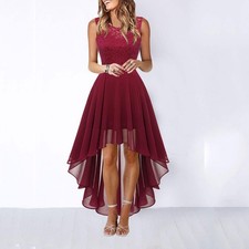 Women's Lace-Detail Chiffon A-Line Dress picture