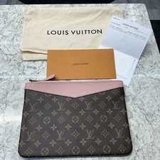TARIFF FREE Authentic Louis Vuitton Daily Pouch Monogram M62942 w/Dust Bag Recei picture