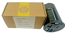 NEW Prado Unifit Outlet Single 15/20A 125V  9000-0003 Without Cover Plate picture