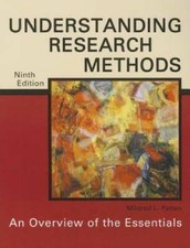 Understanding Research Methods: An Overview of the Essentials - Paperback - GOOD picture