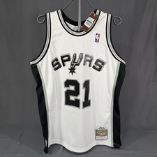 Tim Duncan #21 San Antonio Spurs 1998-99 Mitchell & Ness HWC Swingman Jersey New picture