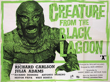 1954 The Creature From The Black Lagoon Movie Poster Print 🐸🎬🍿 picture