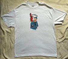 Deathwish Skateboards New Security Swine T-Shirt White X-Large NOS picture