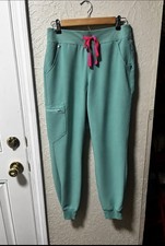 FIGS Women’s Zamora Jogger Scrub Pants Surgical Green Small NWOT medical  picture