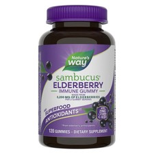 Nature’s Way Immune Support Sambucus Elderberry Gummies 120 Ct picture