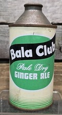 Bala Club Pale Dry Ginger Ale Steel Cone Top Can  picture