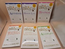 The Bible Cure By Don Colbert Lot of 6 Paperback Books Natural Remedies picture