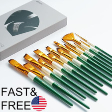 15 Pcs Acrylic Paint Brush Set Professional Artist Nylon Hair ARTIFY picture