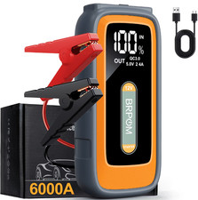 Arrancador Coche 6000A 12V Gasolina Diésel Batería Portátil Luz LED SUV Camión picture