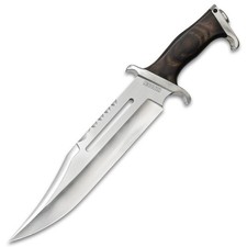 United Cutlery Hibben III Bowie Knife 7Cr13 Stainless Blade Wood Handle - UC3599 picture