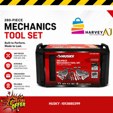 Husky Mechanics Tool Set 280 Piece Mechani'c Tools Set 3 Drawer Case Box New  picture