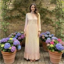Anthropologie Bl^nk London Ombre Pastel Maxi Dress Size Small New with Tags picture