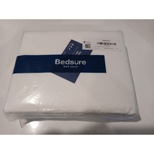 Bedsure Duvet Cover Set Full/Queen Size NWT Polyester Ivory 90x90 picture
