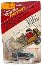 Darda Demon Motorized Pullback Car Blue GT 1986 New Sealed W Germany picture