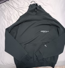 Essentials Fear of God Essentials Men's Black Logo Pullover Hoodie Size M picture
