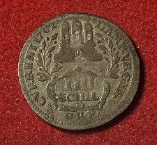 Hamburg 4 Schilling 1762 OHK Silver Coin KM#408 T9300b picture