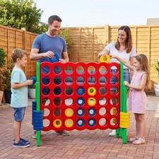 Jumbo 4-to-Score 4 in A Row Giant Game Set Adults Kids Family Fun Indoor Outdoor picture