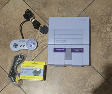 Super Nintendo Bundle SNES Restored Recapped {Controller and Cables} picture