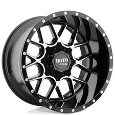20x12 Moto Metal Wheels MO986 Siege Gloss Black Machined Off-Road Rims (4pcs) A1 picture