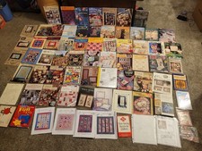 Massive Lot Of Quilts & Quilting Books And Booklets 71 Piece Lot picture