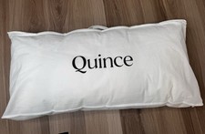 BNWT Quince Premium Down Alternative Pillow King Medium Firm NEW $110 MSRP picture