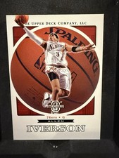 2003-04 Upper Deck Standing O Allen Iverson #60 76ers Steals Leader Unpunched NM picture