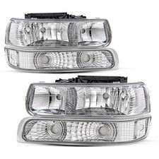 Headlight Assembly Fit for 1999-2002 Chevy Silverado 1500 2500 picture