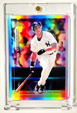 1999 Topps Chrome Darryl Strawberry Refractor Card #18 NY Yankees Legend Nice picture