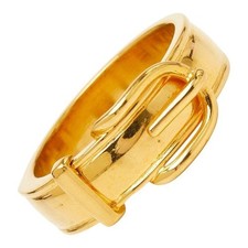 Hermes Ceinture Scarf Ring Gold Plated picture