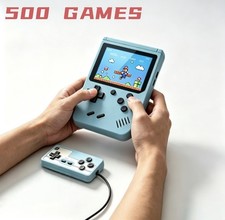 500 Classic FC Games Retro Handheld Portable Game Console for Kids & Adults picture