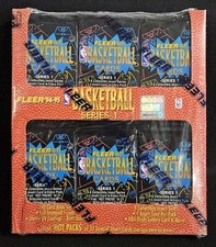 (1) 1994-95 Fleer NBA Basketball Series 1 Jumbo Box From Sealed Case picture
