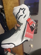 Alpine Stars Supertech R Vented WHITE MD GR BK picture