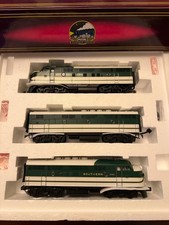 MTH Southern O Scale Premier F-3 ABA Diesel Set - With Proto  20-2177-1 picture