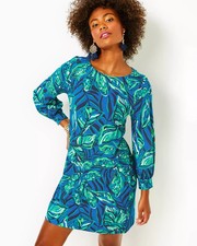 LILLY PULITZER NWT $108 Elianna 3/4 Sleeve Tee Dress in Shady Gators Size Medium picture