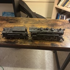 American Flyer 342 Nickel Plate Steam engine and Tender (Not tested) picture