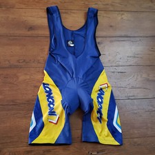 Longoni Mens Large Cycling Bibshorts Vintage Italy 7.5