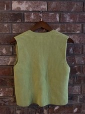 Women’s ZARA sleeveless v-neck sweater picture