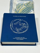 Auth Hermes Scarf 'Clovis the Crocodile' English Ed. Rare Collectors Unused Cond picture