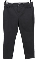 J Jill Jeans Womens Size 16 x 29 Black Slim Ankle Stretch High Rise 5 Pocket New picture