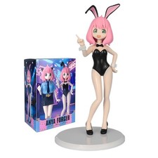 Spy Family Anya Forger Bunny Girl Police Uniform PVC Anime Figure 21cm Gift 2026 picture