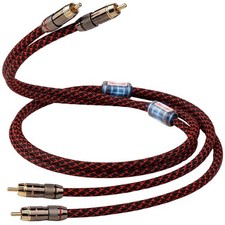 Pair OFC HiFi RCA Audio Cable with Gold Plated Plug Interconnect Shielded Cord picture